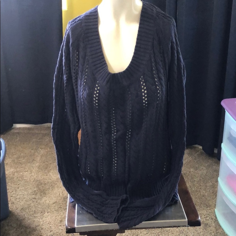 Navy blue sweater
